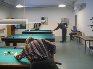 Billard på aktivitetscenter